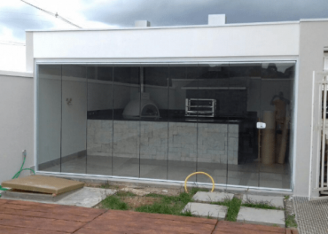 Divisão de ambientes com vidro no Itaim Bibi